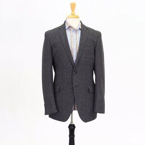 Mark & Spencer 40L Gray HB 2-Button Sport Coat Blazer Jacket P168